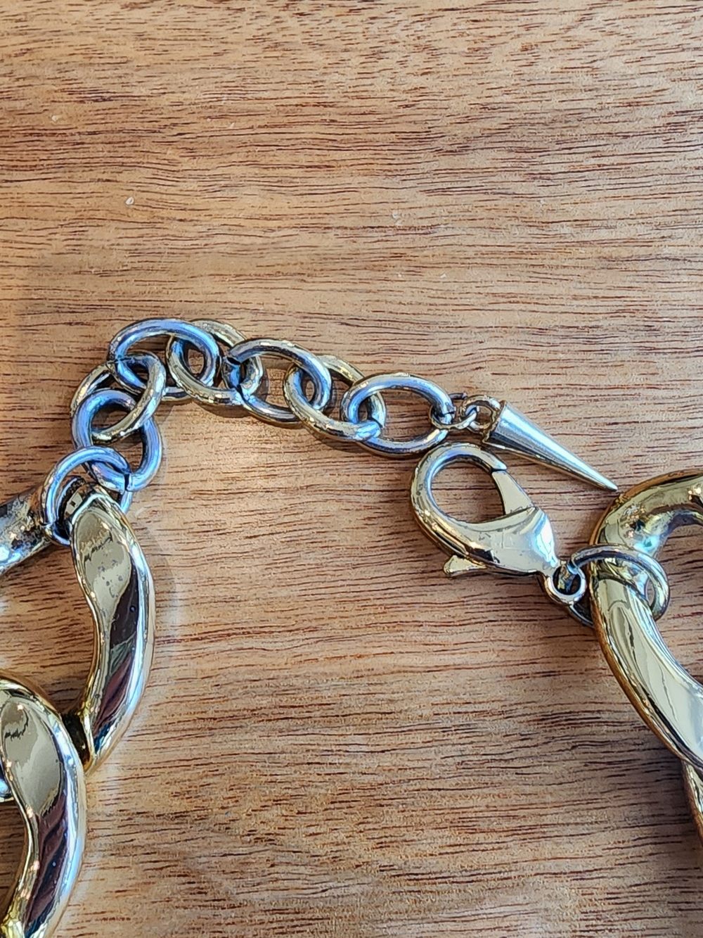 Gold Chunky Chain Link Necklace - Women Jewelry - Picture 3 of 6
